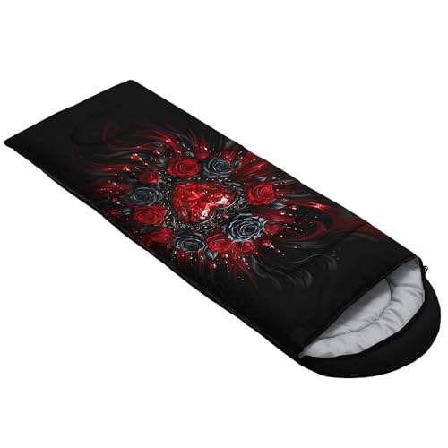 Image of QOOMO Camping Sleeping Bags,3 Season Warm & Cool Weather,Lightweight,Waterproof Sleeping Bags for Adults & Kids,Traveling,and Outdoors,Camping Gear Equipment
