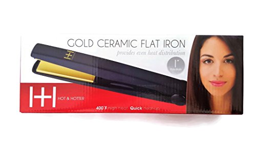 Plancha de Pelo Hot & Hotter Gold Ceramic 1 pulg