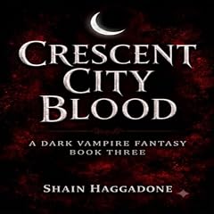 Diseño de la portada del título Crescent City Blood