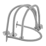BUGUUYO 4 Pezzi Adattatore per Cottura in Metallo Argento per Apparecchi Commerciali, Compatibile Noodle Cookers e Soup Pots, per Hotel e Attività di Catering