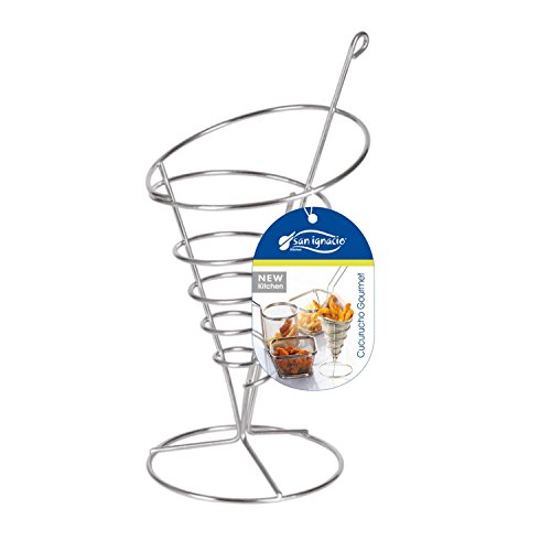 San Ignacio Cucurucho Gourmet, Acero, Plateado, 22 cm