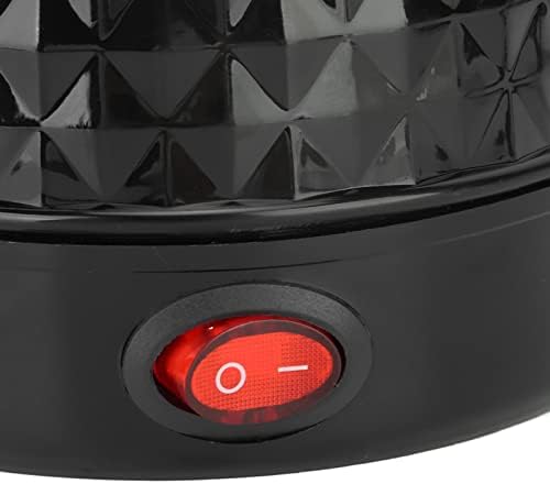 Miniatura 9 de Asixxsix Cafetera eléctrica turca, cafetera portátil de acero inoxidable ABS con sistema doble, cafetera de calefacción uniforme con mango extraíble