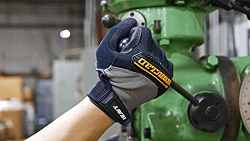 Ironclad Heavy Utility Work Gloves HUG, High Abrasion Resistance, Performance Fit, Durable, Machine Washable, 1 Pair, XXL