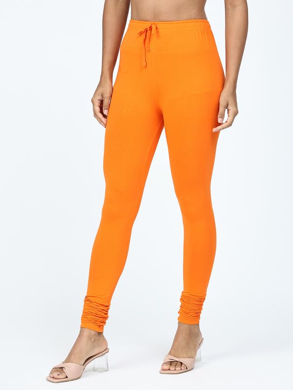 Image of Robinbosky Cotton Churidhar Leggings for Women - Stylish, Stretchable & Flattering Fit for All-Day Comfort