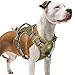 Taktisches Hundegeschirr, No-Pull Sicherheitsgeschirr für mittlere und große Hunde, Militärisches Material Hundegeschirr Metall Taktisches Geschirr