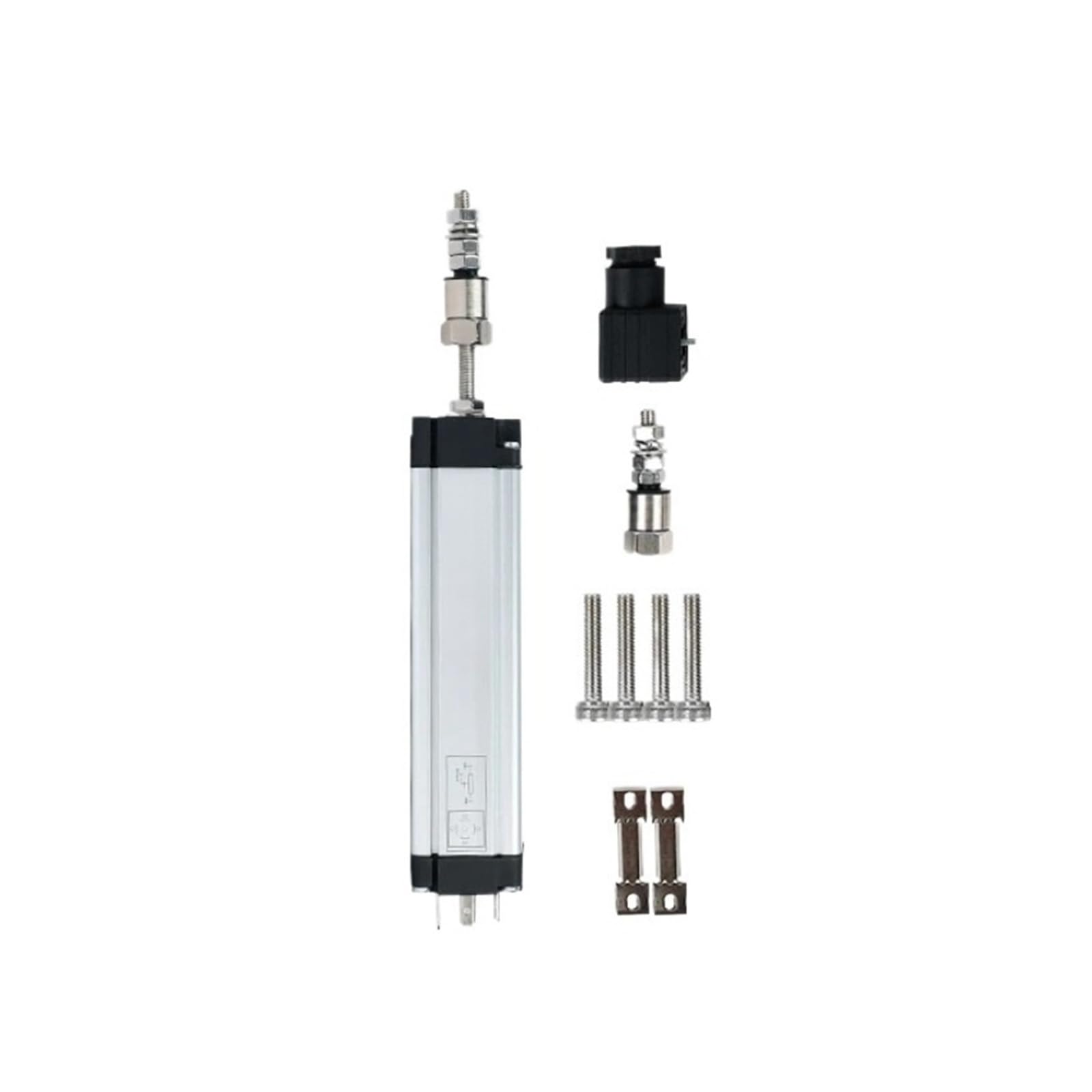Sensor de desplazamiento lineal HLC75mm para reparar maquinaria y medir carreras mecánicas