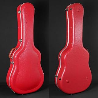 Lindo Étui rigide en ABS avec poche pour guitare acoustique/classique et électro Rouge - Les Beatles, Paul McCartney, John Lennon, RIngo Starr, George Harrison Lindo Étui rigide en ABS avec poche pour guitare acoustique/classique et électro Rouge – Image 7