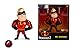 Metalfigs Jada Toys Disney Pixar Incredibles 2 Movie- Mr. Incredible Toy Figure, 4", Red