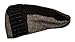 Wonderful Fashion Men's Multi Pattern Patchwork Wool Blend Newsboy IVY Golf Hunting Hat (DK.Brown, LXL)