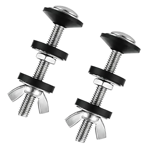 RowGlow 2pcs tornillos fijación cisterna inodoro wc M6x70mm acciaio inossidabile 304, kit de fijación para depósito de cisterna Accesorios de instalación (M6x70 2pcs)