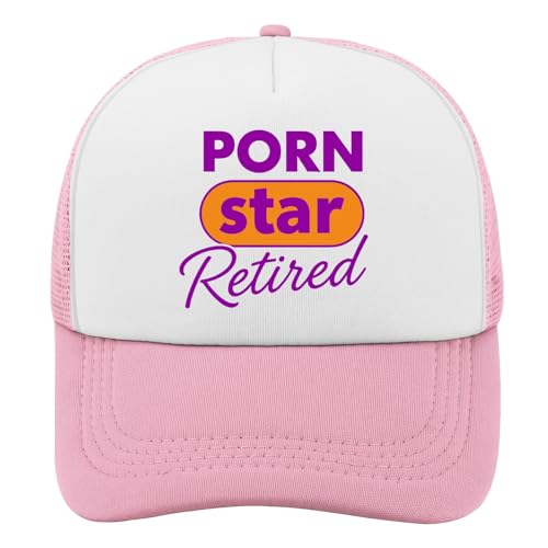 Retired Porn Star Inappropriate Adult Humor Golf Hats Running Cap for Mom