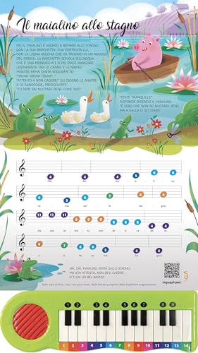 Il Libro Pianoforte Della Fattoria. Con 8 Famose Canzoncine Da Leggere, Cantare E Suonare! Ediz. A Colori - 3