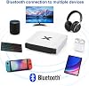 Caja TV Android 12 con puertos HDMI AV LAN SPDIF USB, 4GB RAM 32GB ROM, WiFi 6 Bluetooth 5.0, Smart TV Box 4K H.265 Reproductor multimedia con expansión TF 4