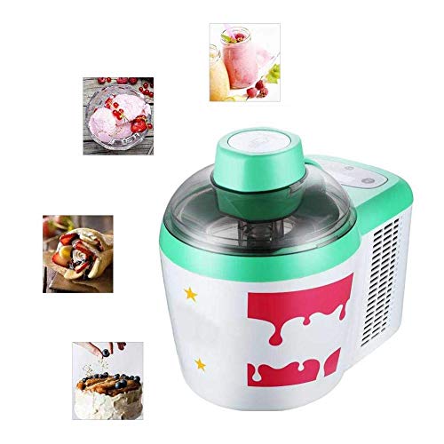 AYDQC Elektrische Eismaschine + 600ml Softeismaschine, geeignet für Eiscreme, Sorbet, (Kinder und Erwachsene Desserts…