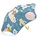 Cute Fashion Lama Animals Kids Umbrellas for Rain UV Protection Umbrellas Travel Portable Umbrella for Girls and Boys