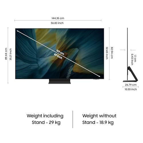 Image of Samsung 163 cm (65 inches) 4K Ultra HD Smart OLED TV QA65S95FAULXL