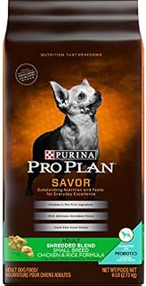 Purina Pro Plan With Probiotics Small Breed Dry Dog Food, SAVOR Shredded Blend