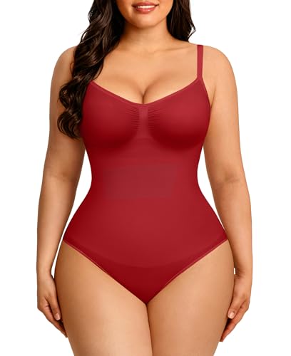 Image of FeelinGirl Shapewear Bodysuit Tummy Control Body Shaper for Women