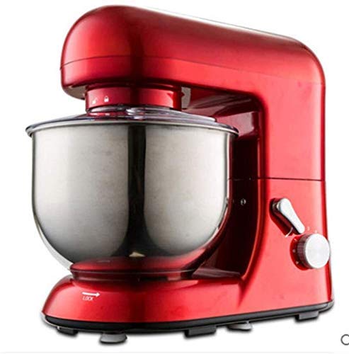 Standmixer, Mixer im Retro-Stil mit 6 variablen Geschwindigkeiten, Edelstahlschüssel, Sicherheitsverriegelung beim Mischen, inklusive Schneebesen,