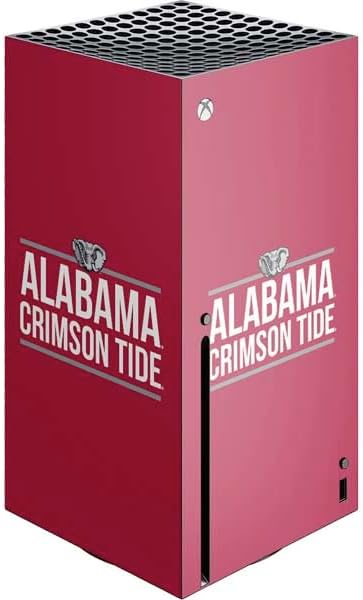 Skinit Decal Gaming Skin Compatible with Xbox Series X Console - Officially Licensed University of Alabama Roll Tide Roll Design