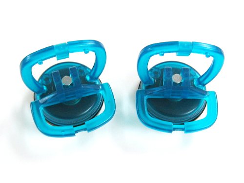 2 x Hochwertige Mini-Saugheber-Satz Glassauger, Saugnapf ø 55 mm (Einhand-Saugnapf) z.B. für Imacs Frontscheiben.