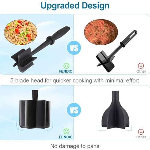 Meat Chopper, Potato Mashers, Heat Resistant Masher, Minced Beef Chopper, Türkiye Hamburger Kitchen Gadget - Image 3