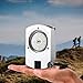 aiqiua Multi Functional Survival Compass Camping Hiking Compass Map Measurer Distance Calculator Metal Professional Military Compass，Provide Accurate Direction Help, Easy to Carry
