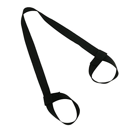 Choppywave Adjustable Yoga Mat Elastic Belt Holder Strap Shoulder Carrier Fitness Supplies - Black #TOP1