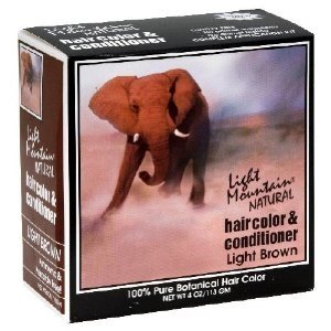 Light Mountain Tinte para Cabello Marrón Claro 4 OZ