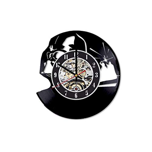 Darth Vader Vinyl Clock, Darth Vader Wall Art, Star Wars Vintage, Star Wars Art, Darth Vader Decor, Star Wars Vinyl Clock, Darth Vader LP Clock, Star Wars Gifts