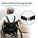 Wheelchair Seatbelt with Anti Slip Adjustable Strap and Pocket Wheel Chair Accessories Adults,Suitable for Elderly Patients with Disabilities to Prevent Sliding and Falling