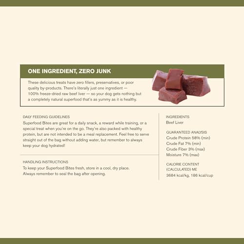 Badlands Ranch By Katherine Heigl- Superfood Bite, Freeze-Dried Raw Dog Treats - Protein Rich, Train & Reward, Traceable Single Ingredient thumb #3