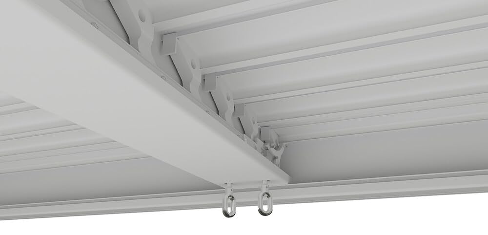VERDELOOK | Pergola Bioclimatica Atena 100 Bianca 3x4 H2,5 m con Lamelle Orientabili, Pergola da Giardino in Alluminio con Arganello e Grondaia Integrata, Pali 10x10 cm