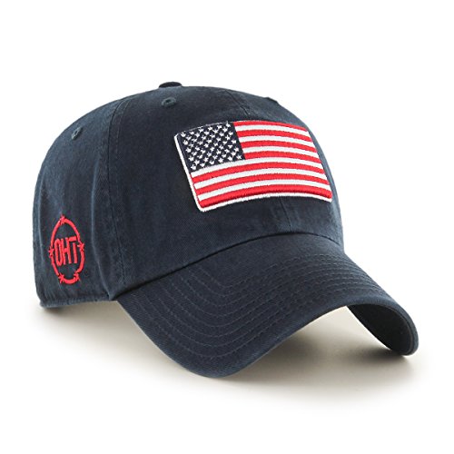 47 Brand Men's Operation Hat Trick Movement Clean Up Adjustable Military Cap Hat Navy One Size
