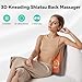 Snailax Shiatsu-Nackenmassagegerät mit Wärme und Vibration, Knet-Massagegerät Rücken Nacken Schulter, Rückenmassagegerät, Massagekissen, Geschenke Männer Frauen, Beige