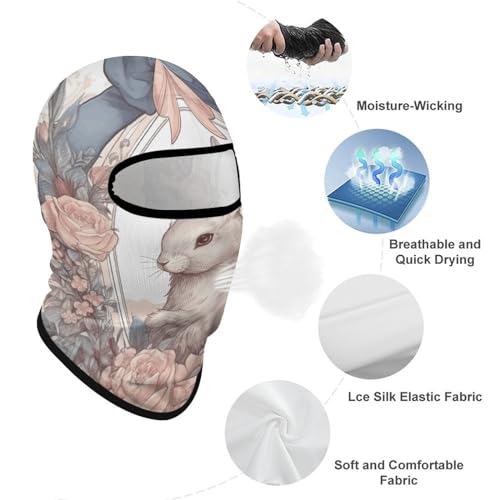 Balaclava para hombre y mujer, máscara de ski con diseño flexible y multifuncional miniatura 3