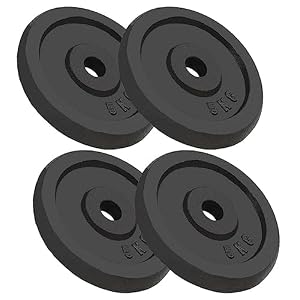 vidaXL Disque de Poids Haltère Fonte Salle de Sport Entraînement Multi-modèle