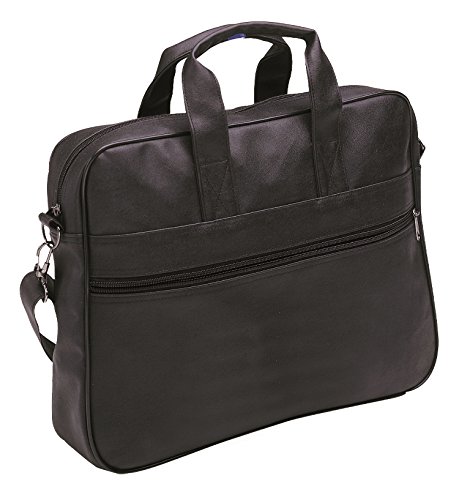 Side Webbed Wrist Strap Prestige Business Brief - Black