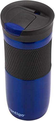 Miniatura 5 de Contigo Byron Snapseal - Taza de viaje de acero inoxidable, termo al vacío, vaso a prueba de fugas, taza de café con tapa fácil de limpiar sin BPA