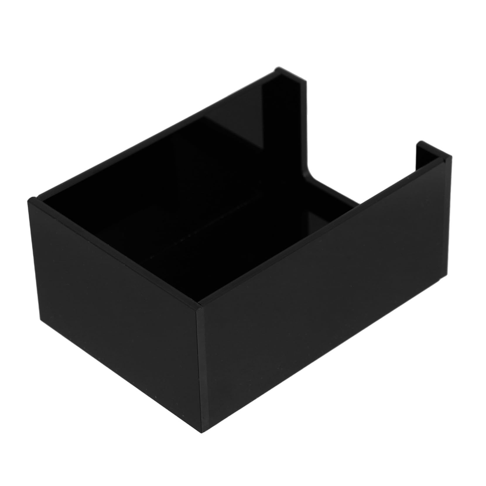 ULTECHNOVO Acrylic Tea Storage Box Compartments for Tea Bags and Sugar Packets Beverage Supplies Organizer for Kitchen Countertop