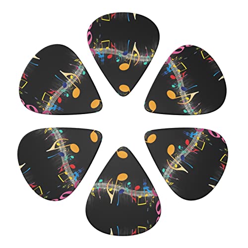 Ensemble de 6 pièces de médiator de guitare colorée pour guitare acoustique, guitare électrique, basse, ukulélé – fin… - Les Beatles, Paul McCartney, John Lennon, RIngo Starr, George Harrison Ensemble de 6 pièces de médiator de guitare colorée pour guitare acoustique, guitare électrique, basse, ukulélé - fin… – Image 5