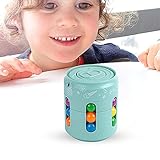 Tamaño pequeño: como un trompo que puede comenzar a jugar en cualquier momento y en cualquier lugar, nuestro producto tiene un tamaño de 6,8 cm * 5,6 cm, que es muy adecuado para llevarlo contigo, y puedes comenzar a jugar en cualquier momento y en cualquier lugar.
