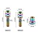 UsefulTools Bicycle Stem Fixing Nut M5*19mm M5*17mm Bike Handlebar Stem Lock Bolt Fixing Bolts Ti Bolts Aluminum Alloy(M5-19mm-colorful)