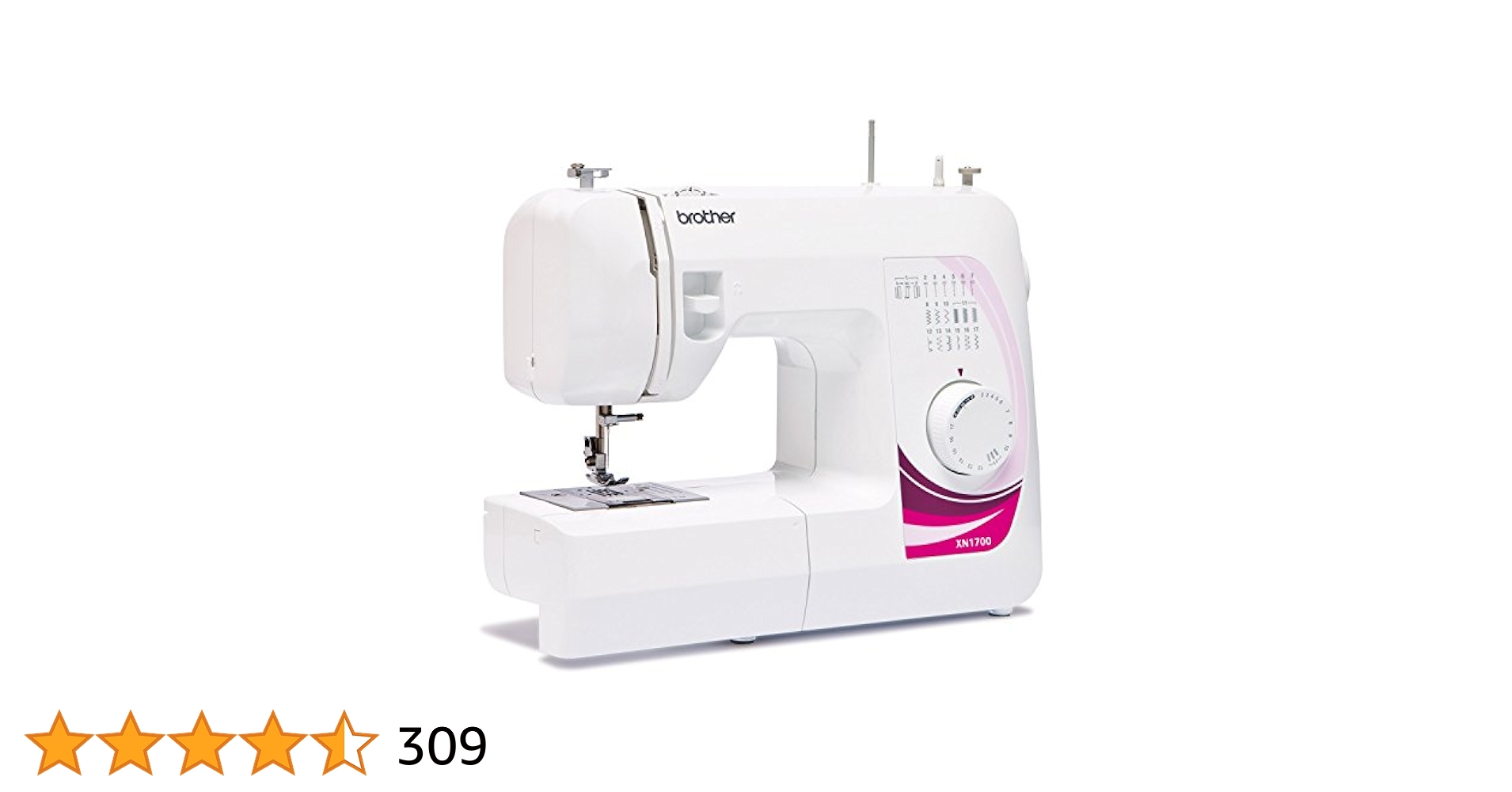 SM1704 | Mu00e1quina De Coser De 17 Puntadas | Brother