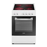 elektroherd cerankochfeld Reinigung: Einfach zu reinigender emaillierter Backraum und Herdoberfläche. Leicht herausnehmbare innere Glastür. Cerankochfeld für optimale Ergebnisse und effiziente Reinigung.