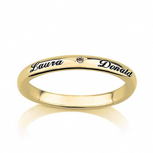 Personalized Purity Ring, Engraved Promise Ring, Couples Ring,Wedding Bands, Lovers Rings (9)