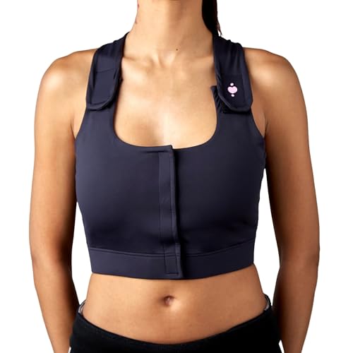 heart&core Serena Bra, Easy to Wear Post-Surgery Racerback Bra - Post Augmentation, Comfortable, Quick-Drying3