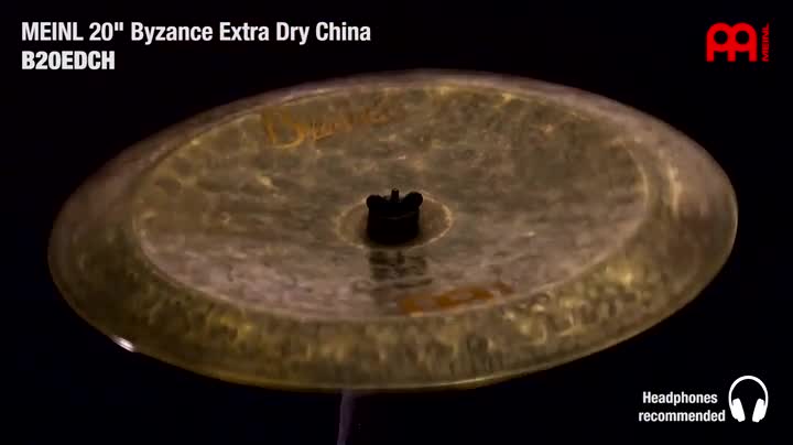 Amazon.co.jp: MEINL マイネル Byzance Extra Dry シリーズ チャイナ 