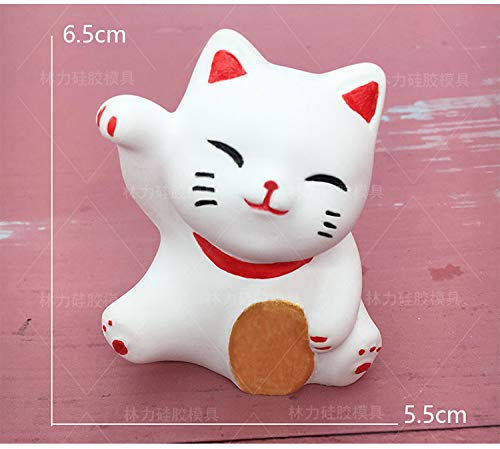 Amazon.co.jp: 【Ever garden】 猫 招き猫 ネコ 動物 シリコンモールド