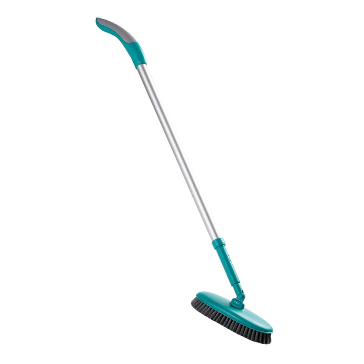 Anneome Cepillo de Limpieza de de Mango y Flexible para Azulejos Herramienta de Limpieza para Pisos Verde